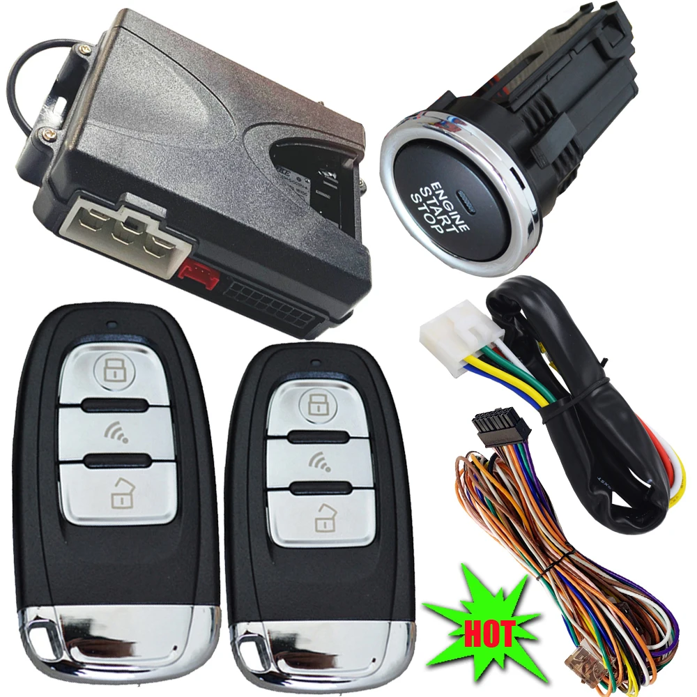 Cardot pke дистанционный запуск двигателя Стоп Автозапуск автосигнализации системы