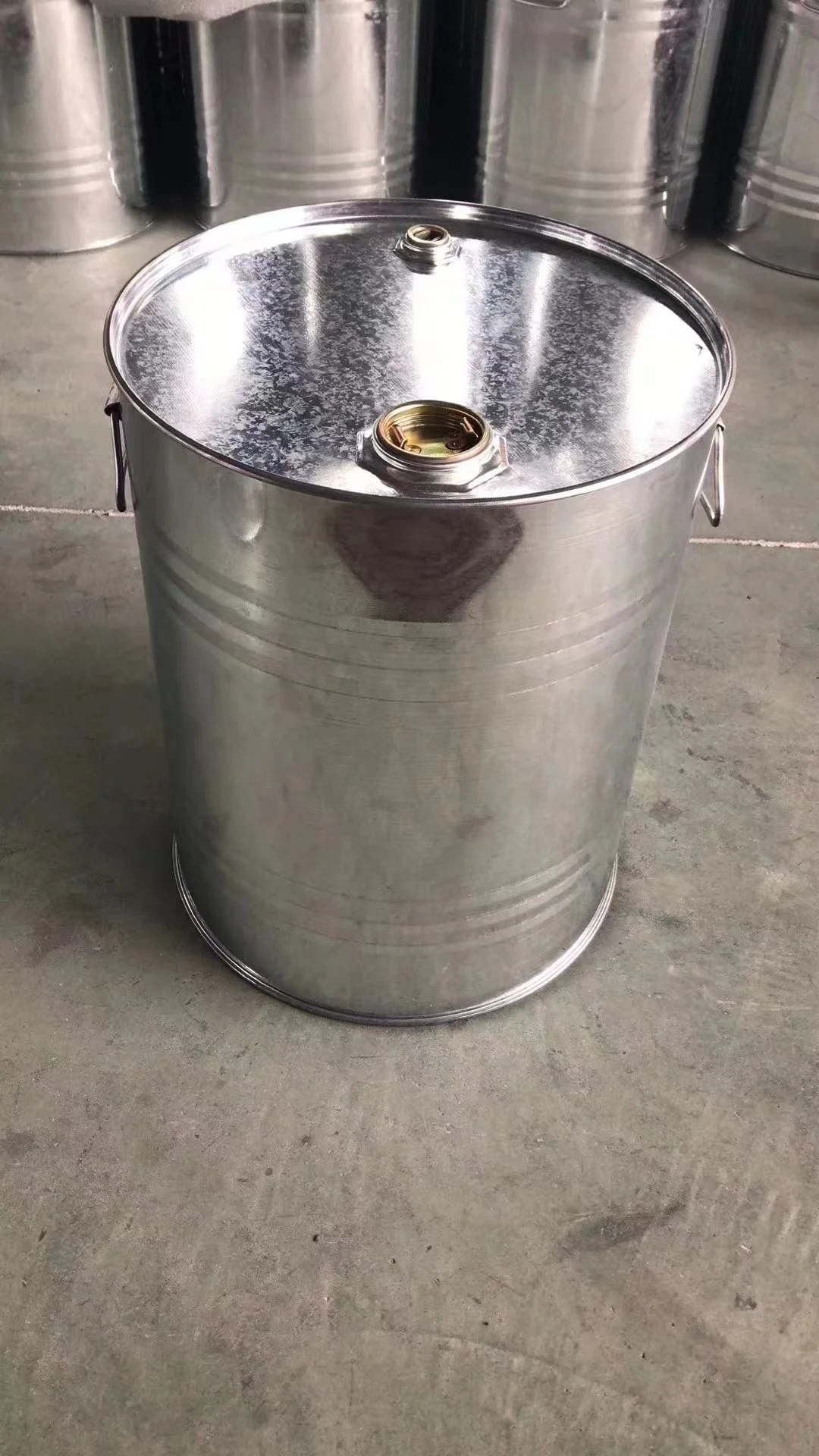 25L/35L оцинкованный стальной барабан цена/оптовая продажа 60L из нержавеющей стали