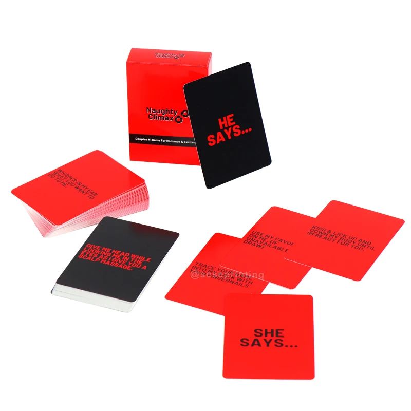 Full Color Custom Print Date Couple Conversation Question Card Games For Adults