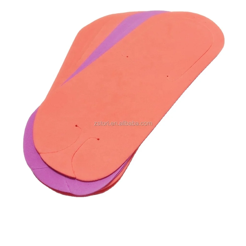 Wholesale colorful disposable EVA foam pedicure slipper nail beauty slippers