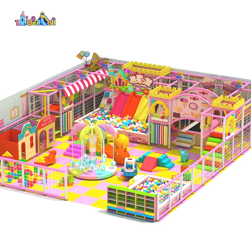 Forest Themed Soft Contained Indoor Playground for Children