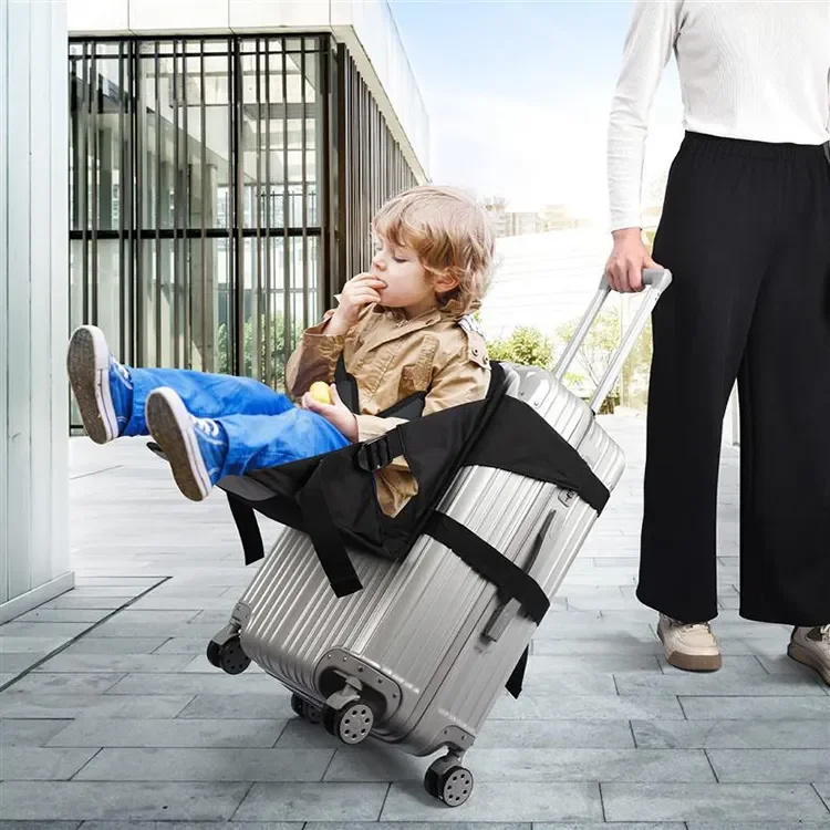 2024 portable multi carry on trolley mother luggage seat baby travel bags with kids seat
