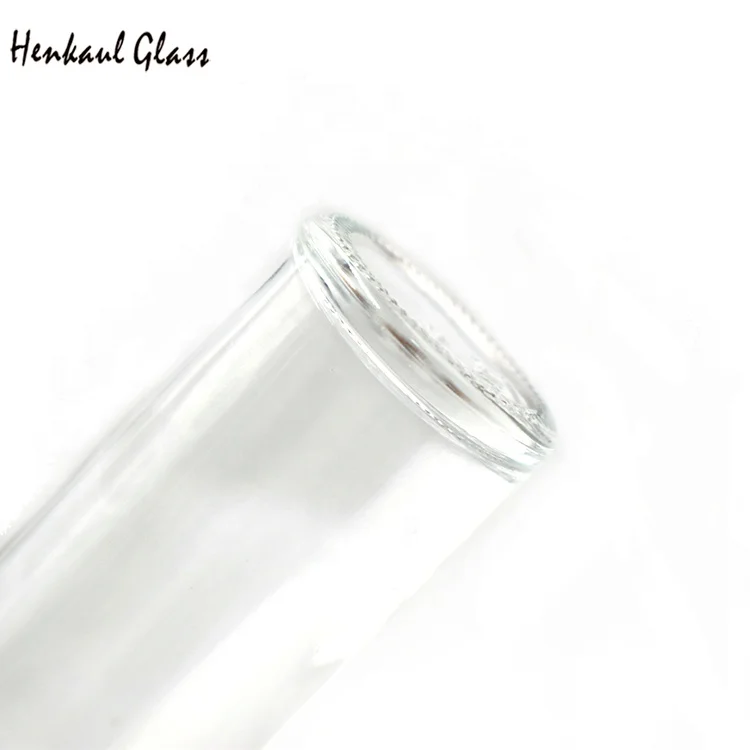 Reusable 40 ML Clear Empty Glass Mini Whisky Bottle for Liquor Packaging