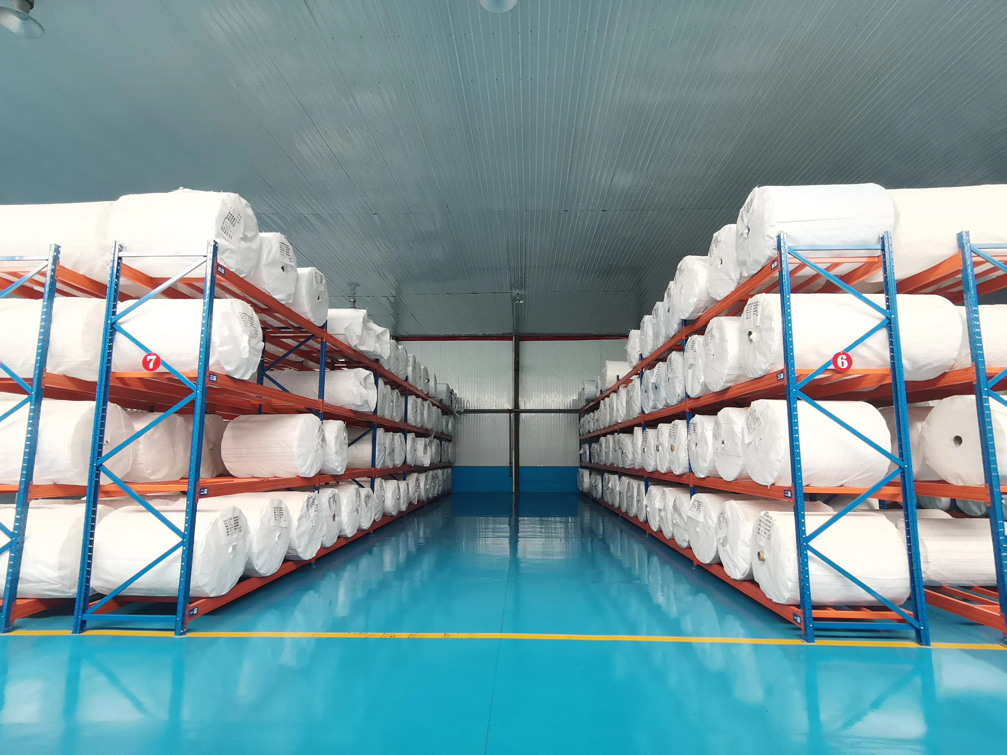 Cheap Price PP Raffia Woven Colorful Tubular Fabric Roll with Logo require for fibc jumbo bags