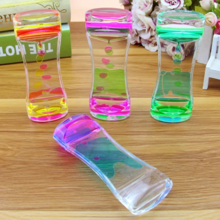 Super  Liquid Motion Bubbler for Sensory Play, Fidget Toy, Children Activity, Desk Top, Assorted Colors (1 Piece)