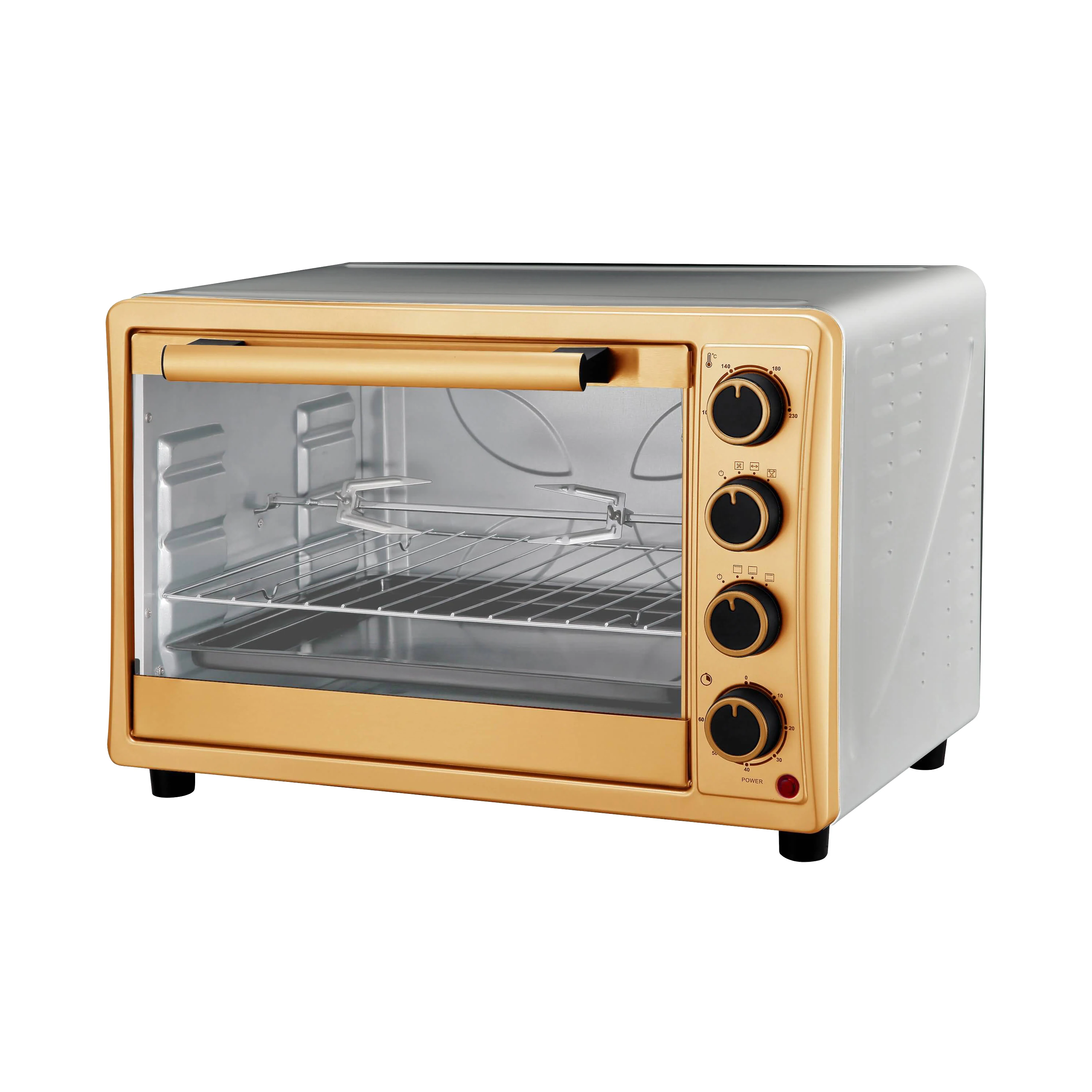 45L Multifunctional High quality automatic pizza oven manufacturer sell big capacity electric silver crest oven