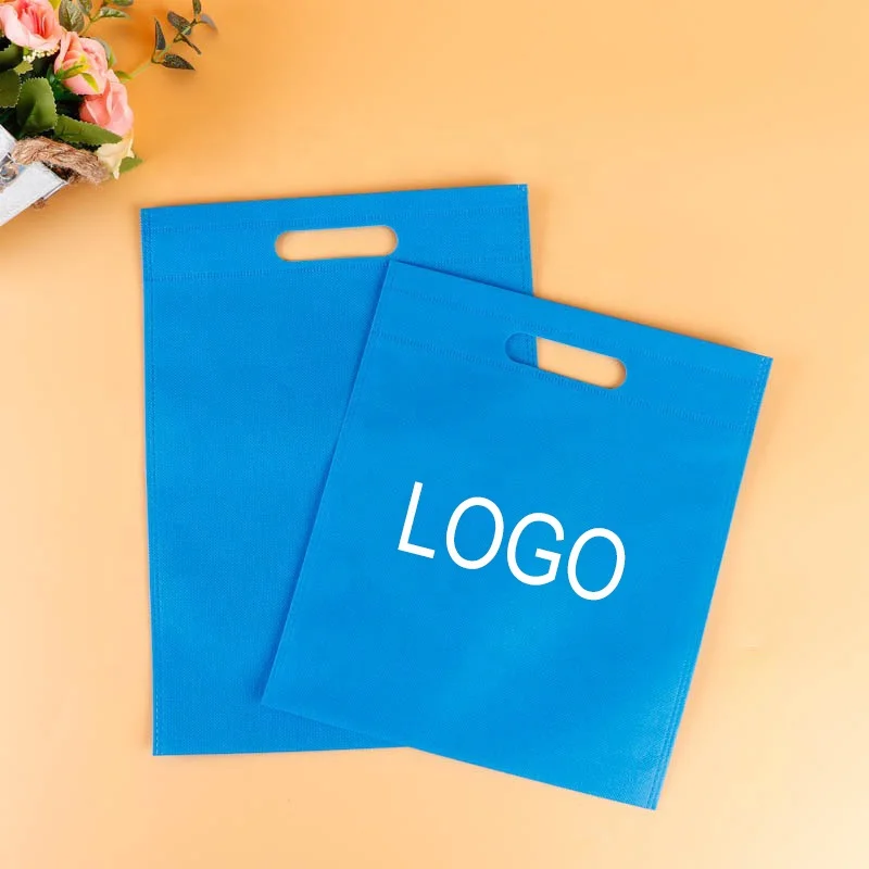 wholesale Trending hot products cheap price Eco friendly recycle waterproof grocery foldable rpet non woven die cut bag