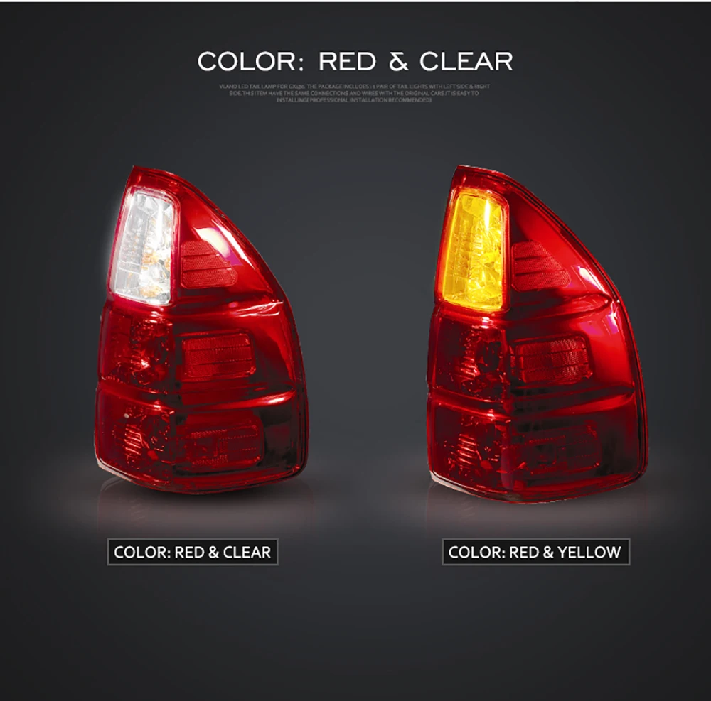 MRD For Lexus GX470 2008-2012 taillight Rear Tail Lamp Wholesale Price