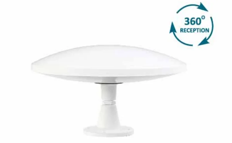 ANTOP AM/FM/VHF/UHF Receiving 360 Dual Omni Directional Digital Terrestrial RV Caravan TV Antenna