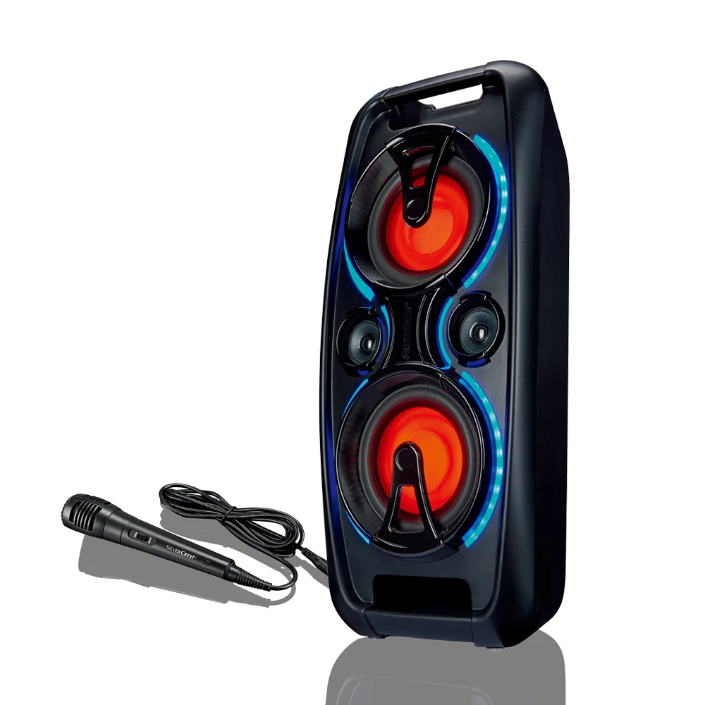 HiFI LED light Led Light Karaoke bt Speakers Wireless Party Box 100 Party Speaker Bass Party box Outdoor Wireless Speaker