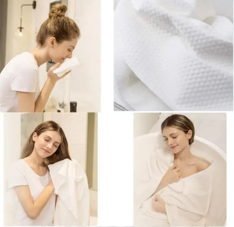Non-woven Soft Makeup Disposable Cotton Face CleaningDisposable Hand Napkin Guest Towels Cloth Like Tissue Paper Linen Feel