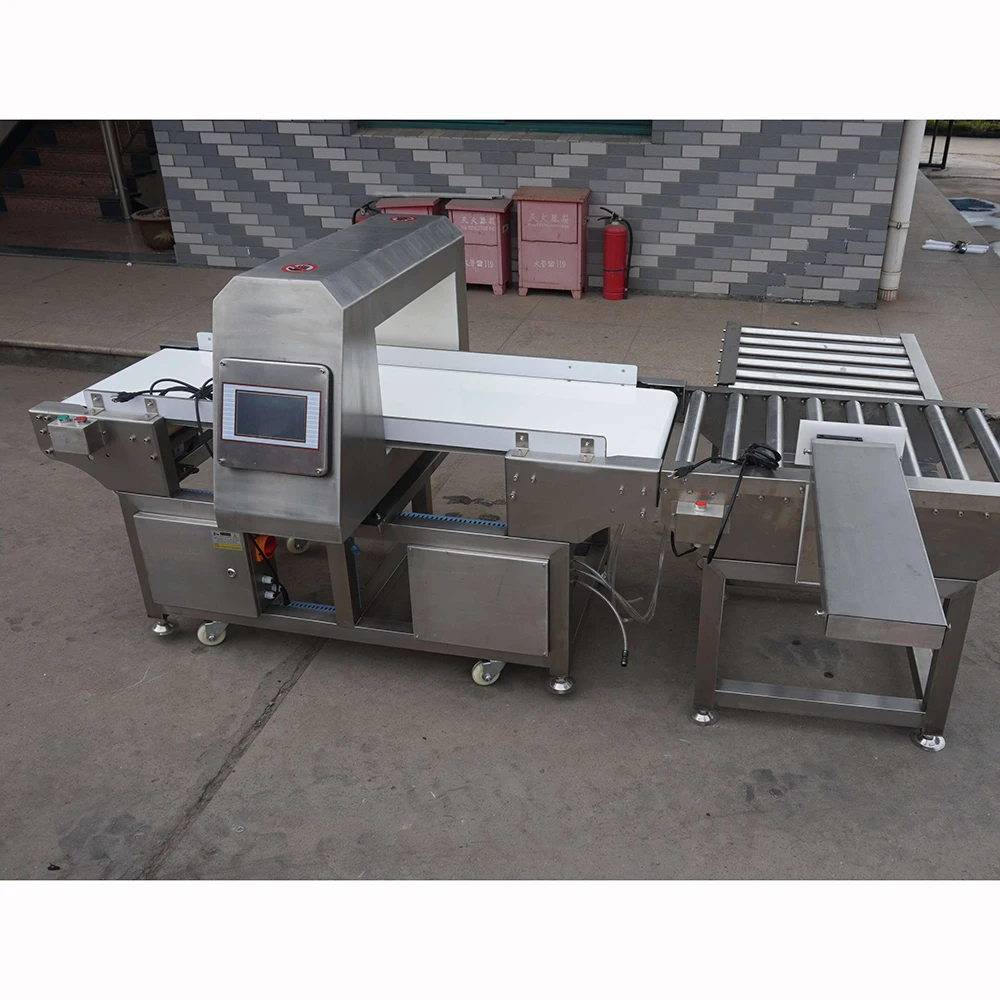 Metal detection machine conveyorized tunnel type for rice mills, fish, meat product