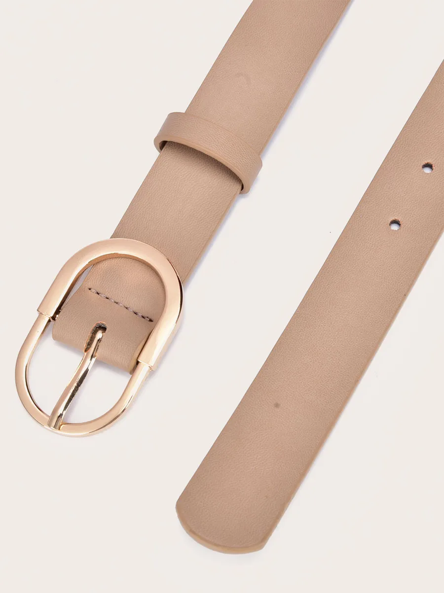 High Quality new design fashion PU leather leather belt women ladies belt waistband for Jeans Pants Dress