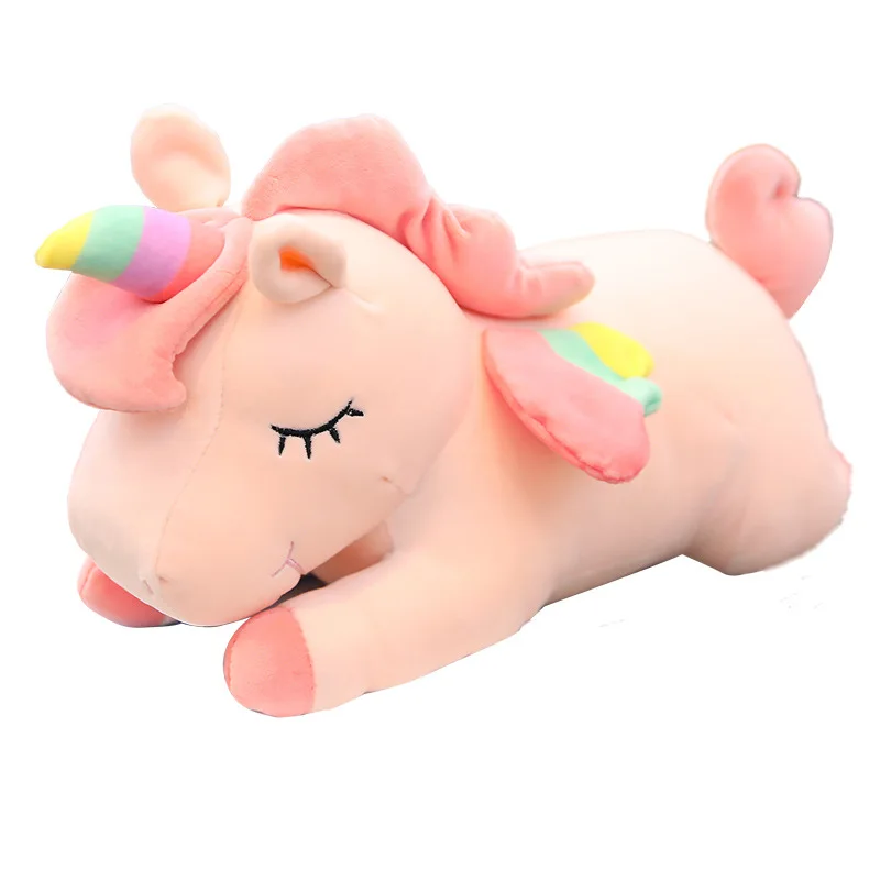 30cm Custom Cute Unicorn Doll Stuffed Soft Baby Rainbow Pink White Rainbow Unicorn Plush Toy