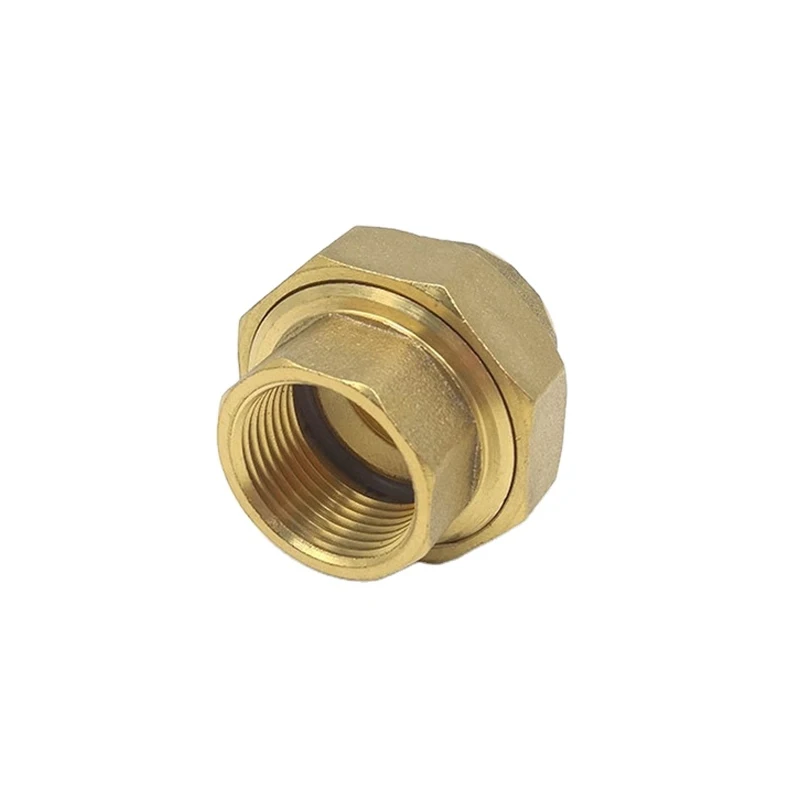 Brass Plumbing Fitting Union 1' BSPP Female Thread Brass Union