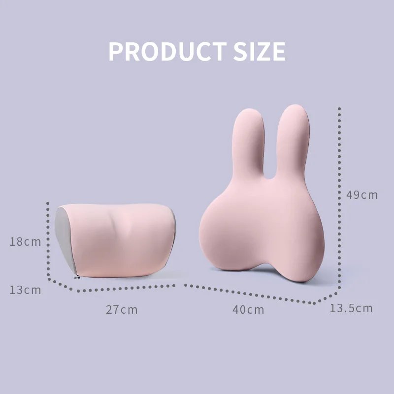 high quality slow rebound ergonomic memory foam car seat headrest designer car pillow