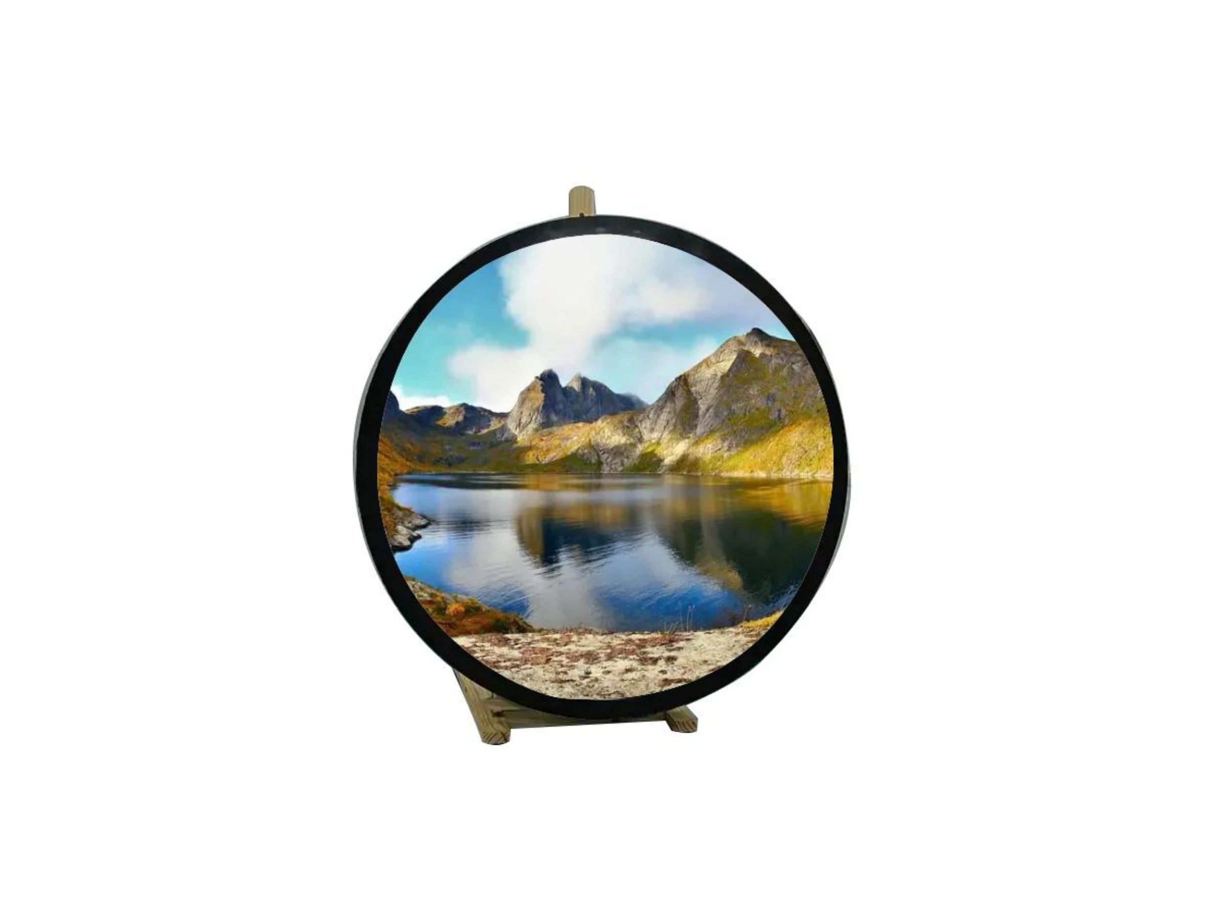Hd Round Circular Monitor Display 23.6inch Android Round LCD advertising Display WiFi Round Digital Signage