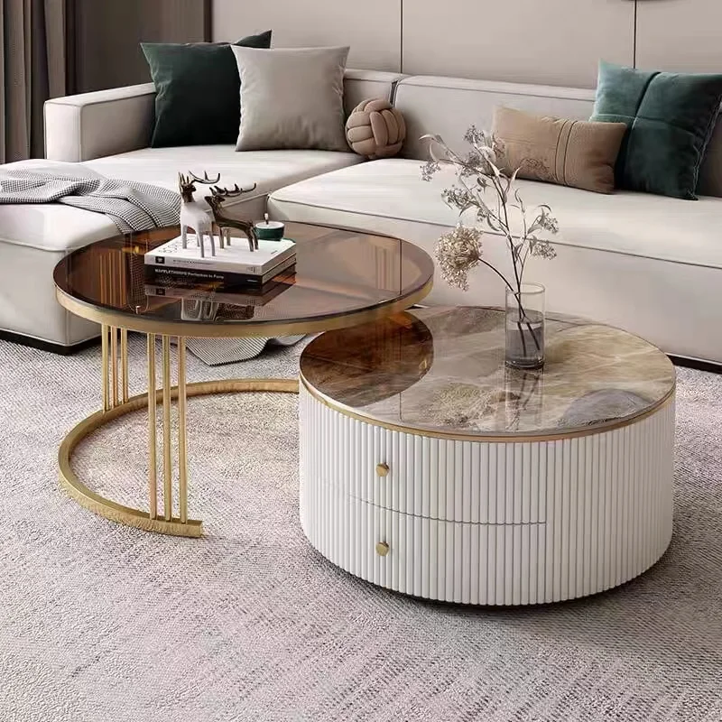 Modern Marble Living Room Chinese Tea Table Stone Simple Tea Table Design Multipurpose Tea Table
