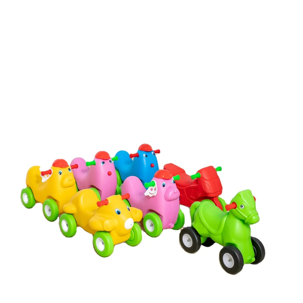 
 Top Sale Guaranteed Quality Pony Rocking Double Pony Cart  