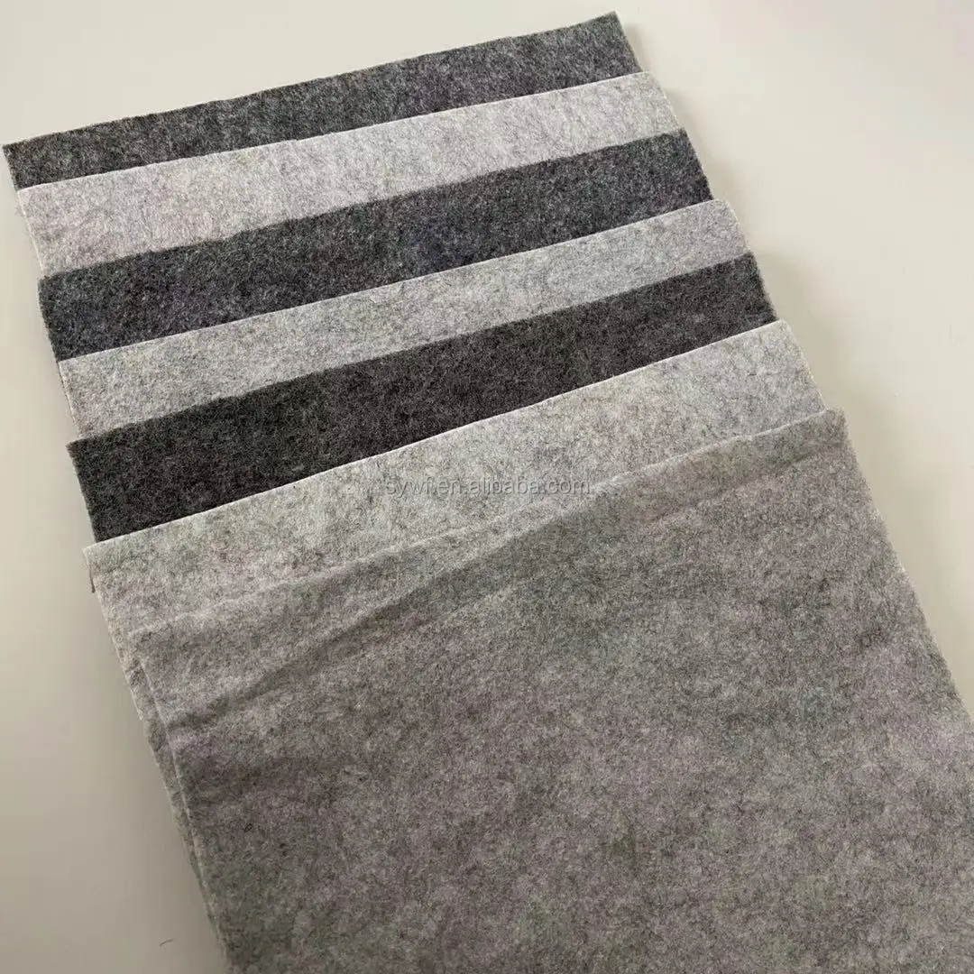 
China manufacturer needle punch nonwoven fabric roll flame retardent polyester nonwoven 