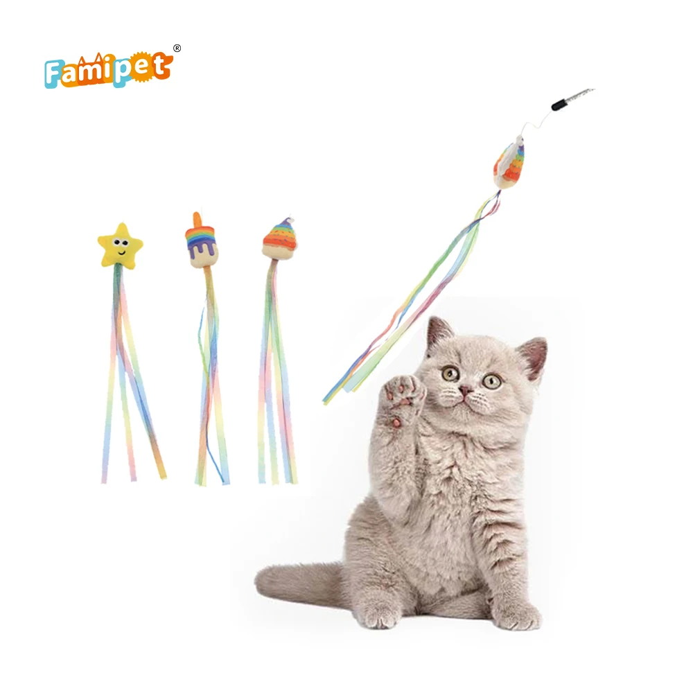  Cat Toys Set Products For Pets Competitive Price Catnip Customized Unique Styling Long-Tailed Dangler