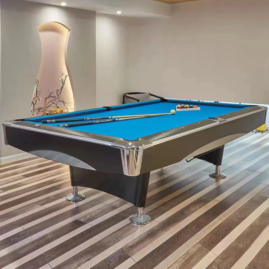 Professional wholesale of 7ft8ft9ft billiard table standard size solid wood slate billiard table