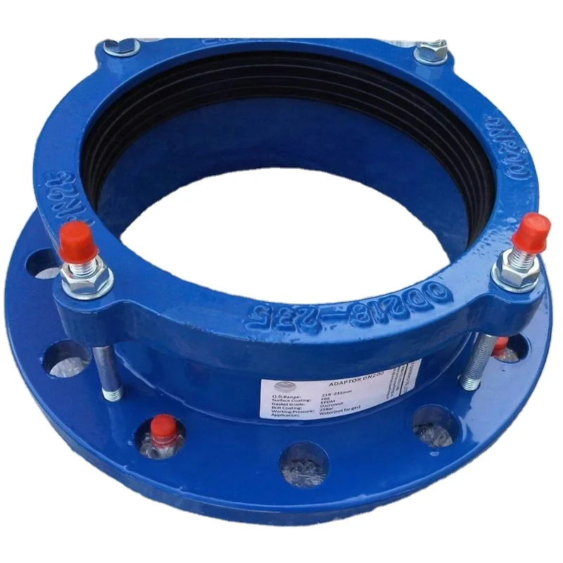 ISO 2531 EN545 Ductile Cast Iron  Gibault Joint Coupling for PVC PE Pipe