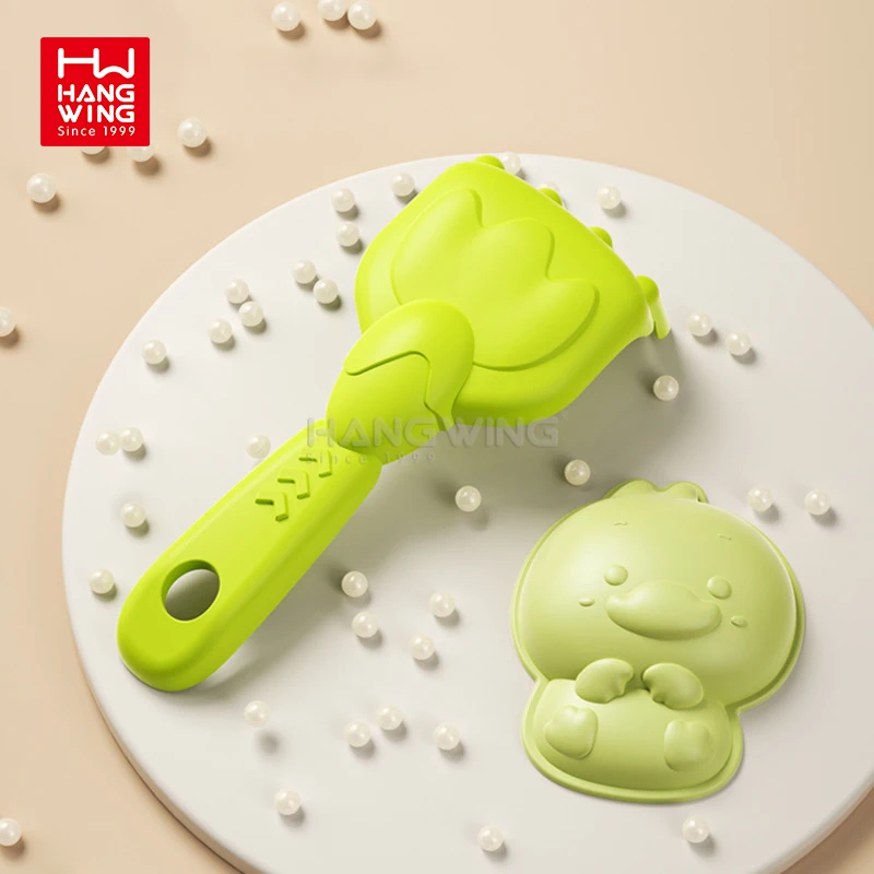 HW Summer Outdoor Unbreakable Water Toys Durable Soft Gel Series Sea Sand Animal Dinosaur Cartoon Beach Bucket Set For Kids