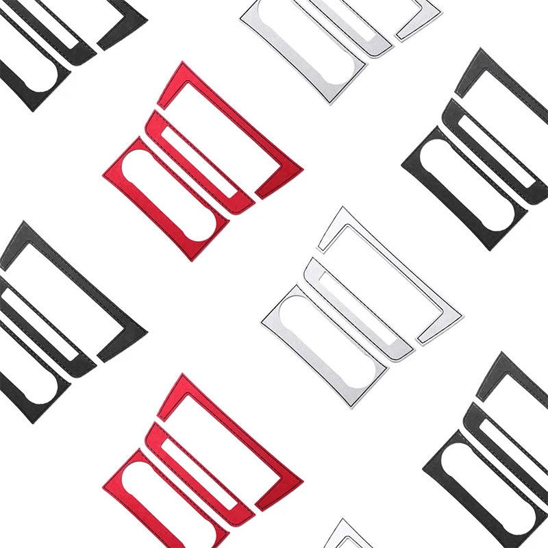 Air Condition CD Panel Sticker Alcantara For Mercedes C class W204 S203 S204 C180 C200 2011-2013 Car Accessories