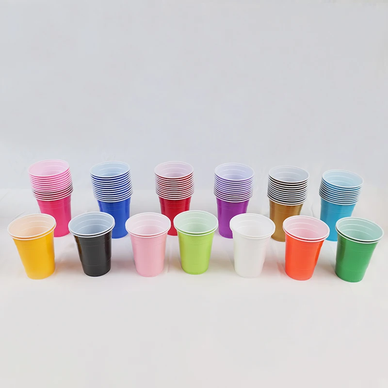 Hot Selling Disposable Plastic Beer Pong Drinking Cup 16 Oz Red Cups Plastic Wine Cup