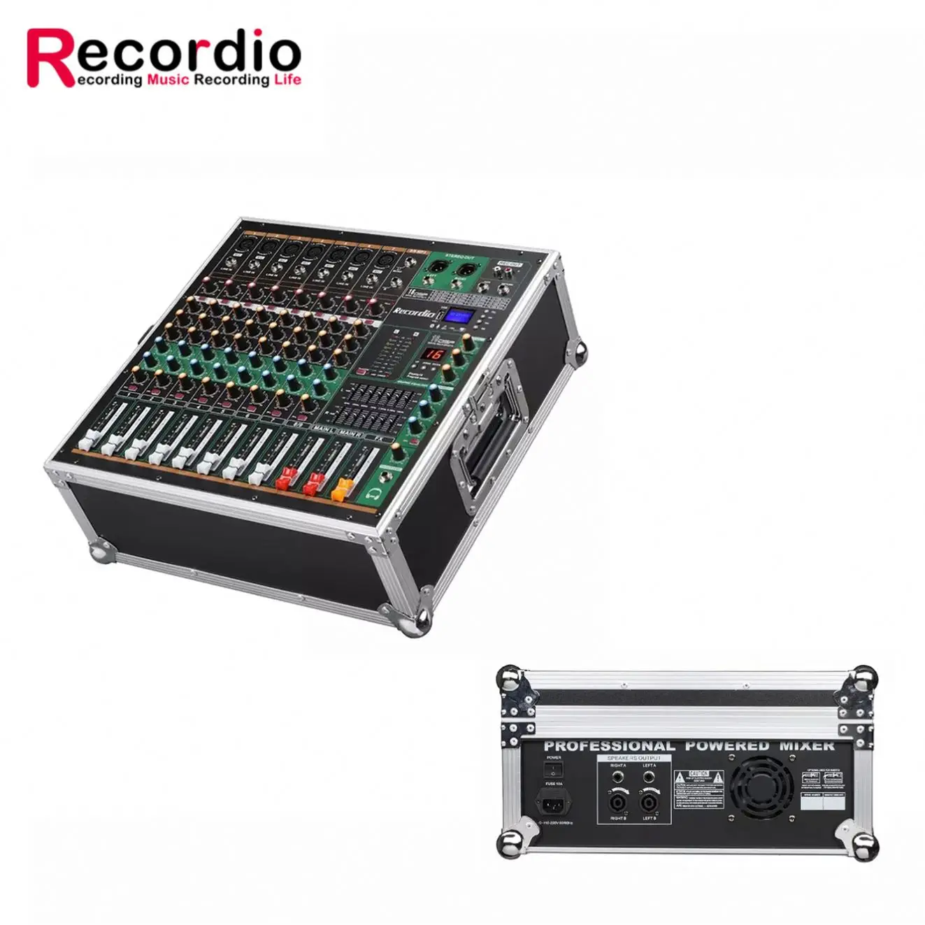 Recordio Audio Sound Card Monitor Headphone And Studio Speaker Mixer With Low Price