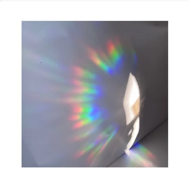 Diffraction grating film suncatcher Window Stickers Window Decals static Clings sun catcher sticker