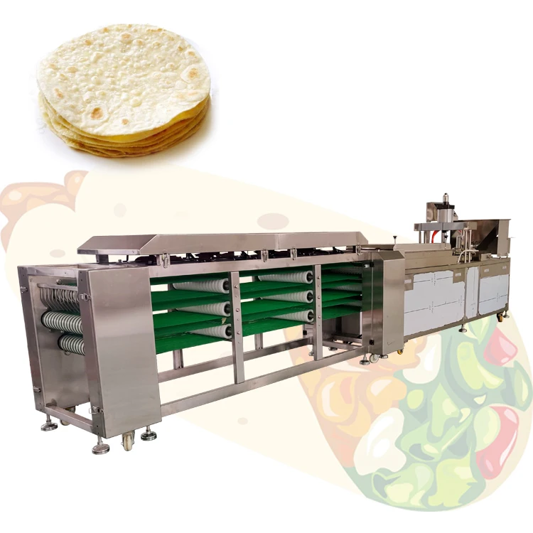Automatic Tortilla Tacos Press Roti Spring Roll Machine Corn and Flour Wheat