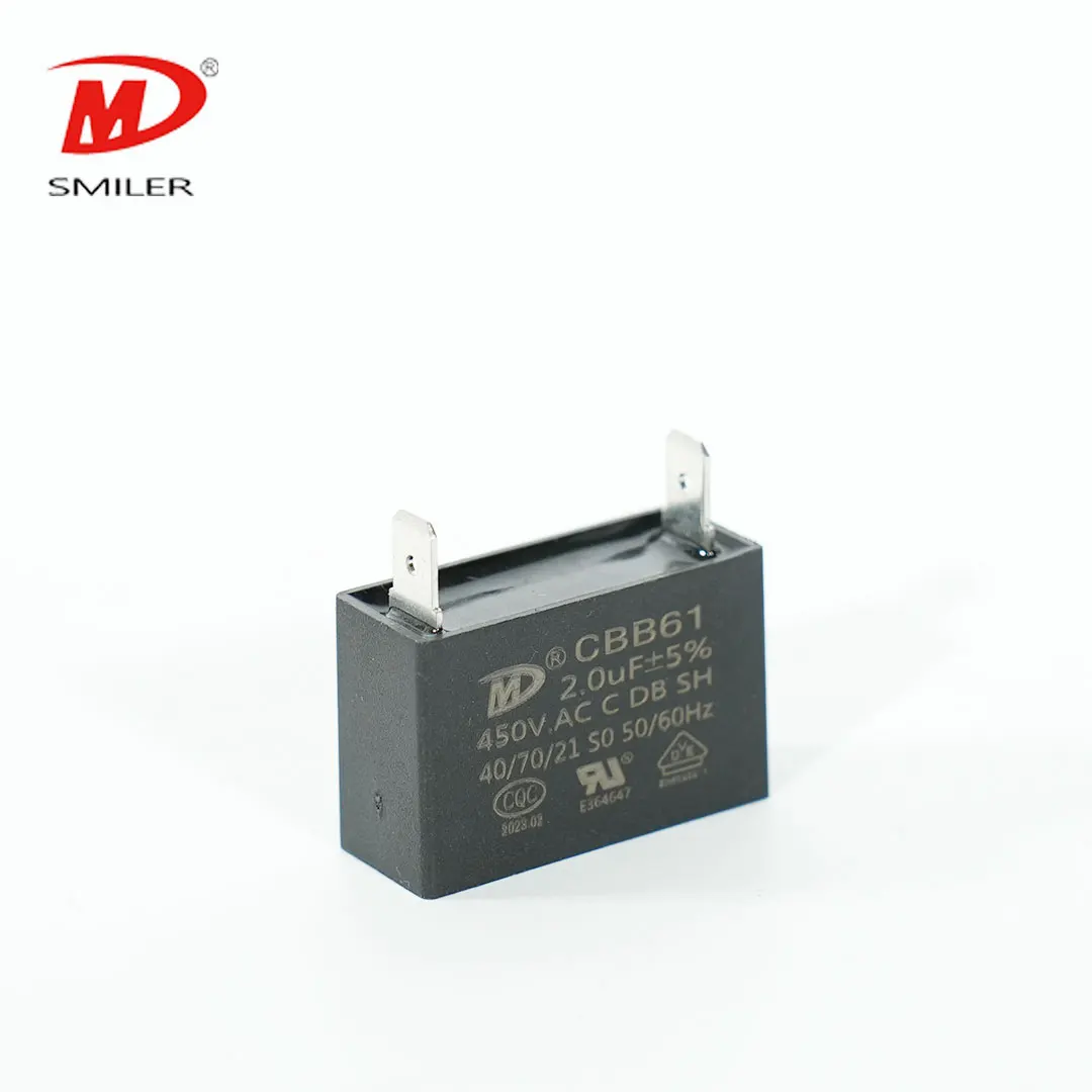 Motor Capacitor Capacitors Cbb61 ac metallized polypropylene film capacitors kit for fan