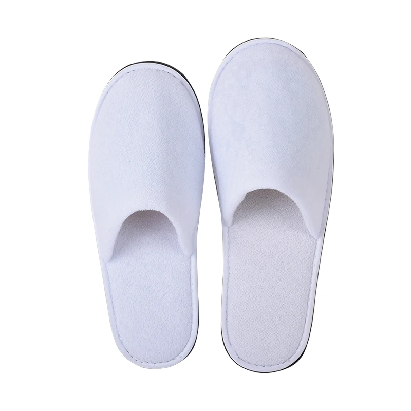 Cheap Price White Anti-slip EVA Sole Disposable Slippers For Hotel