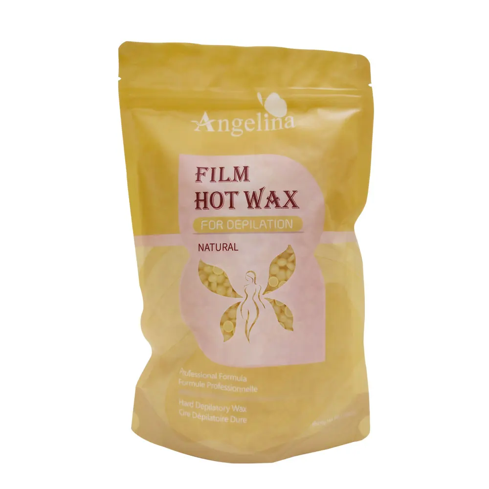 Factory Price OEM 500g Natural Soft Depilatory Hard Hair Removal Wax Beads For Legs & Full Body Bikini Face And Professional Use