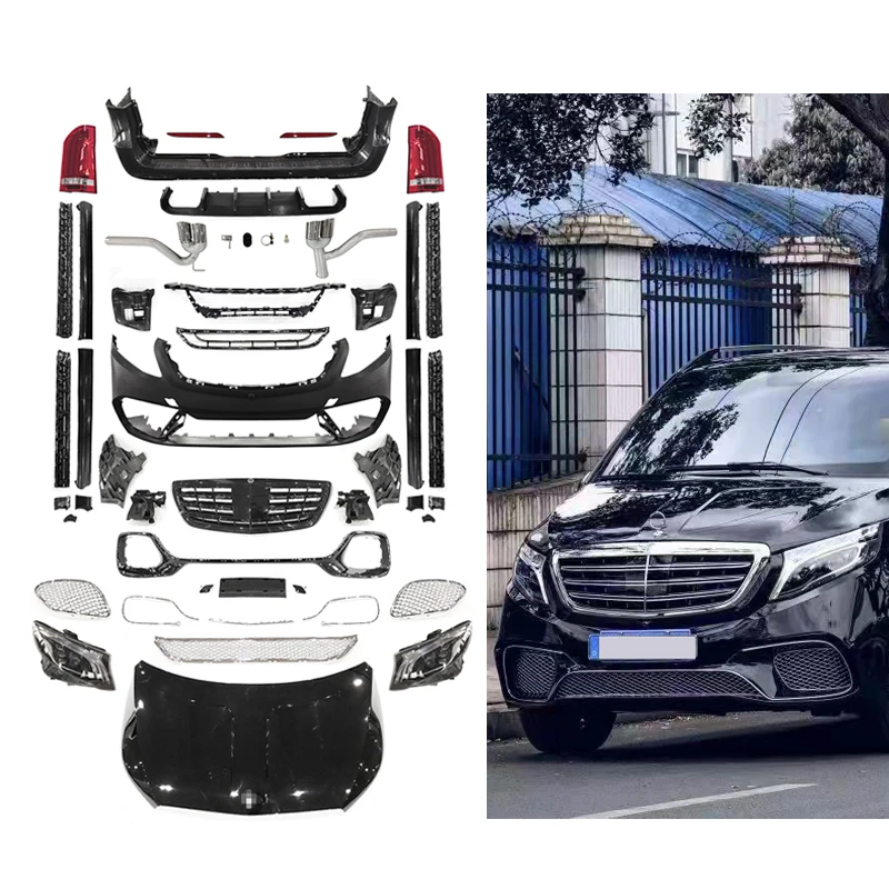 Hot Selling Full Bodykit for Mercedes V-class Metris Vito 2016-2020 W447 Upgrade to V800 Style