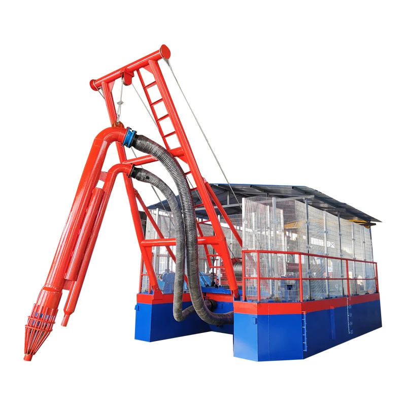 ocean cleaning boat small sand carrier sea sucker mini barge