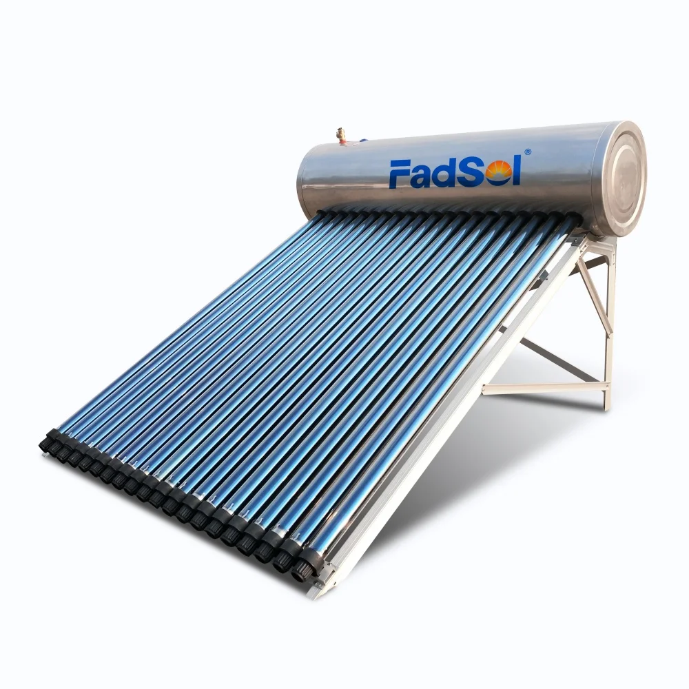 Solar Keymark Solar Collector With Heat Pipe for Heating System Solar Water Heater 150L Pressurized Solar Water Heaters