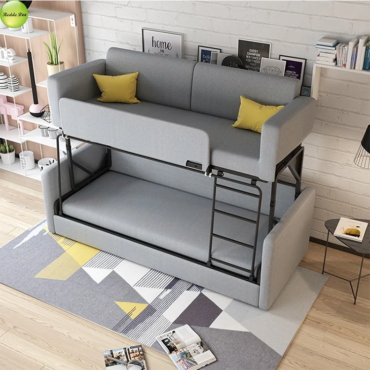 Iron cum sofa, canada wrought fabric sofa with wooden frame