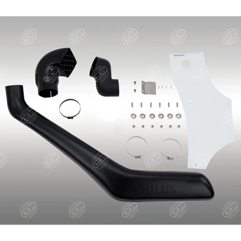 STH25AD Custom 4x4 accessories Car Snorkel Parts Black Color snorkel with HILUX LOGO for toyota Hilux 25 series / Vigo