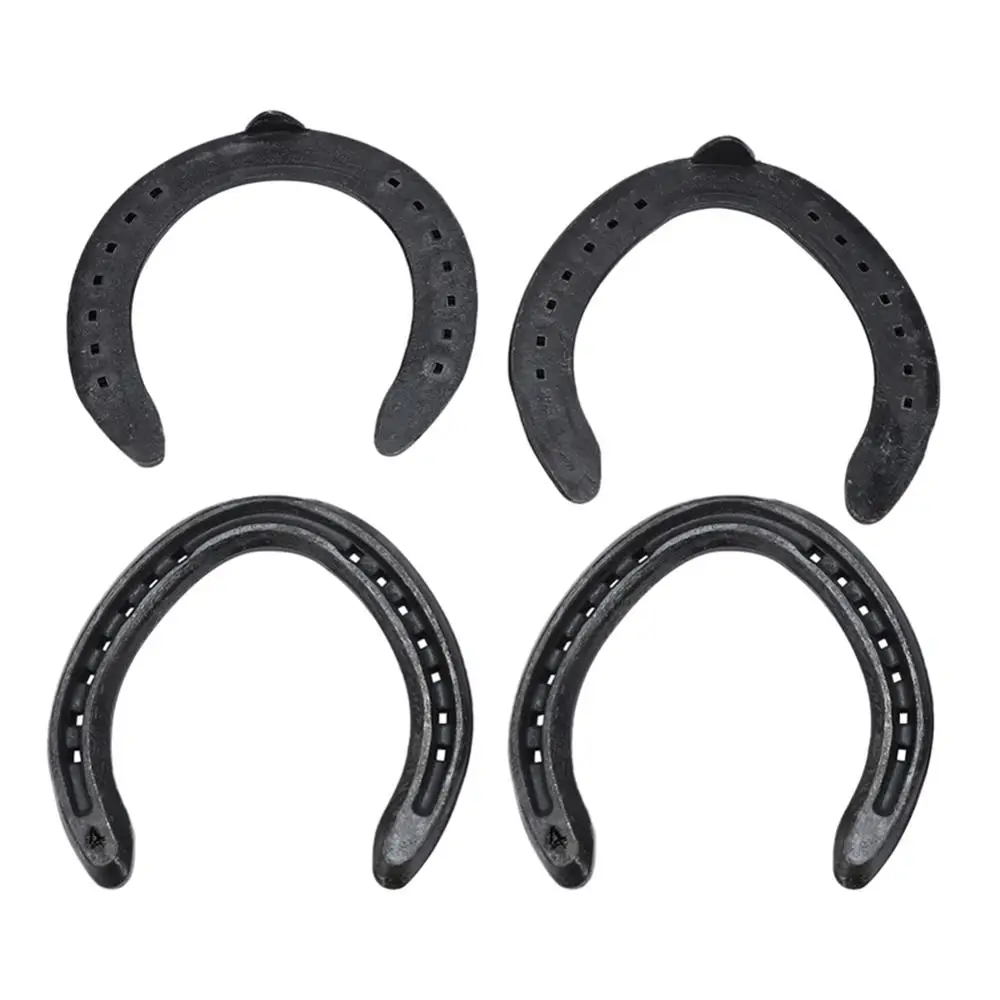 Manufacturer Horse Racing Equipment Training Equestrian Front Rear Metal Iron Horseshoe Suppliers Durable Steel Horseshoes