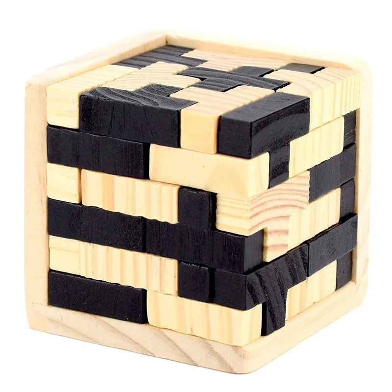 Классические деревянные игрушки для взрослых 3D кубик
