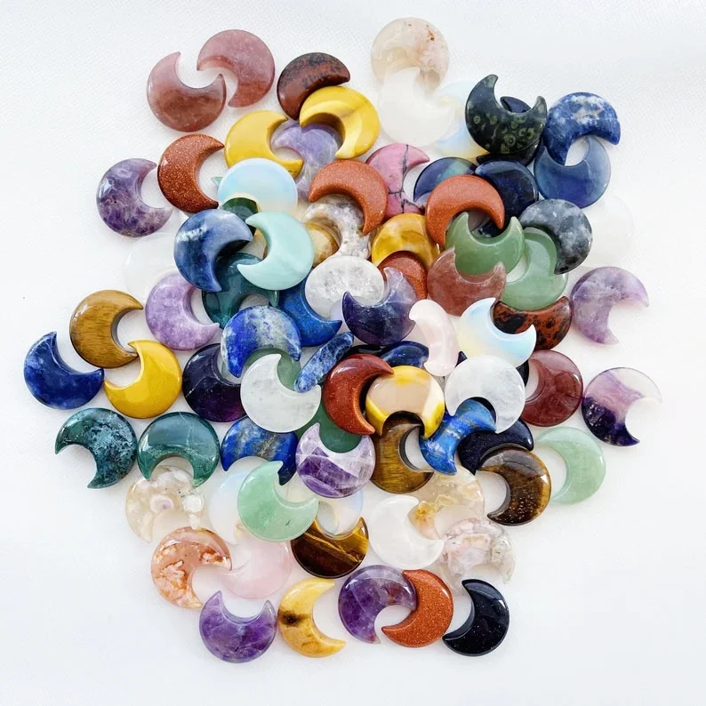 All kinds of natural healing stone Gemstone Moon  factory direct sale