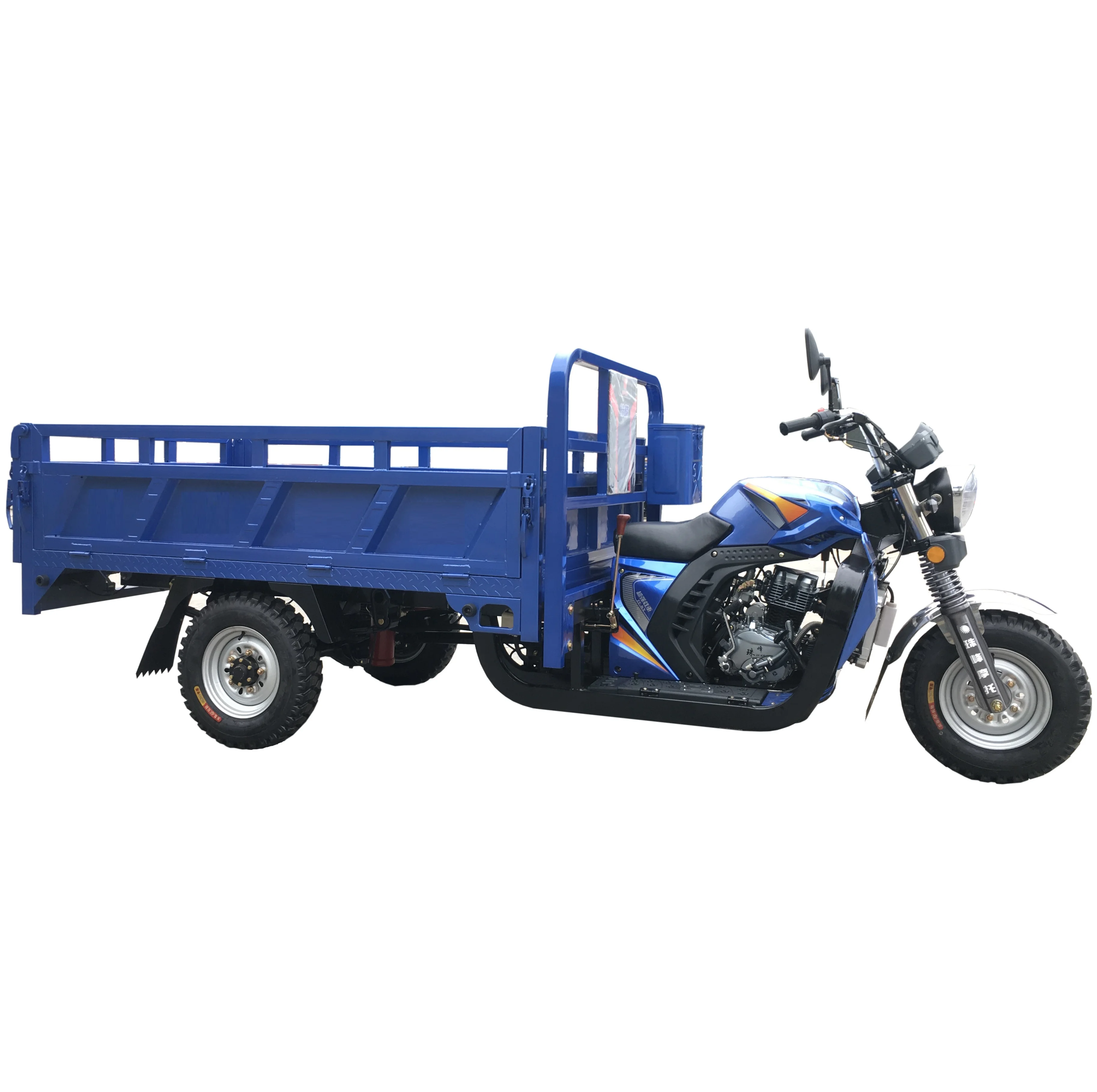 250cc open box cargo tricycle / three wheel motorcycle with dump trailer model ZX-4