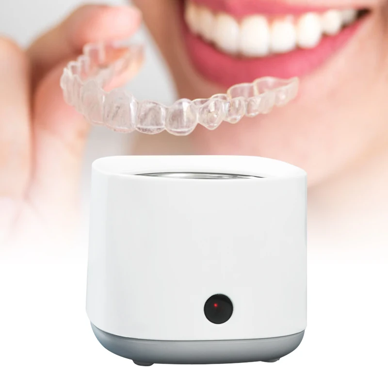 Лидер продаж от оригинального производителя ультразвуковой очиститель для выравнивания зубов резервуар из нержавеющей стали миниатюрный 180 мл ювелирных протезов бытовой