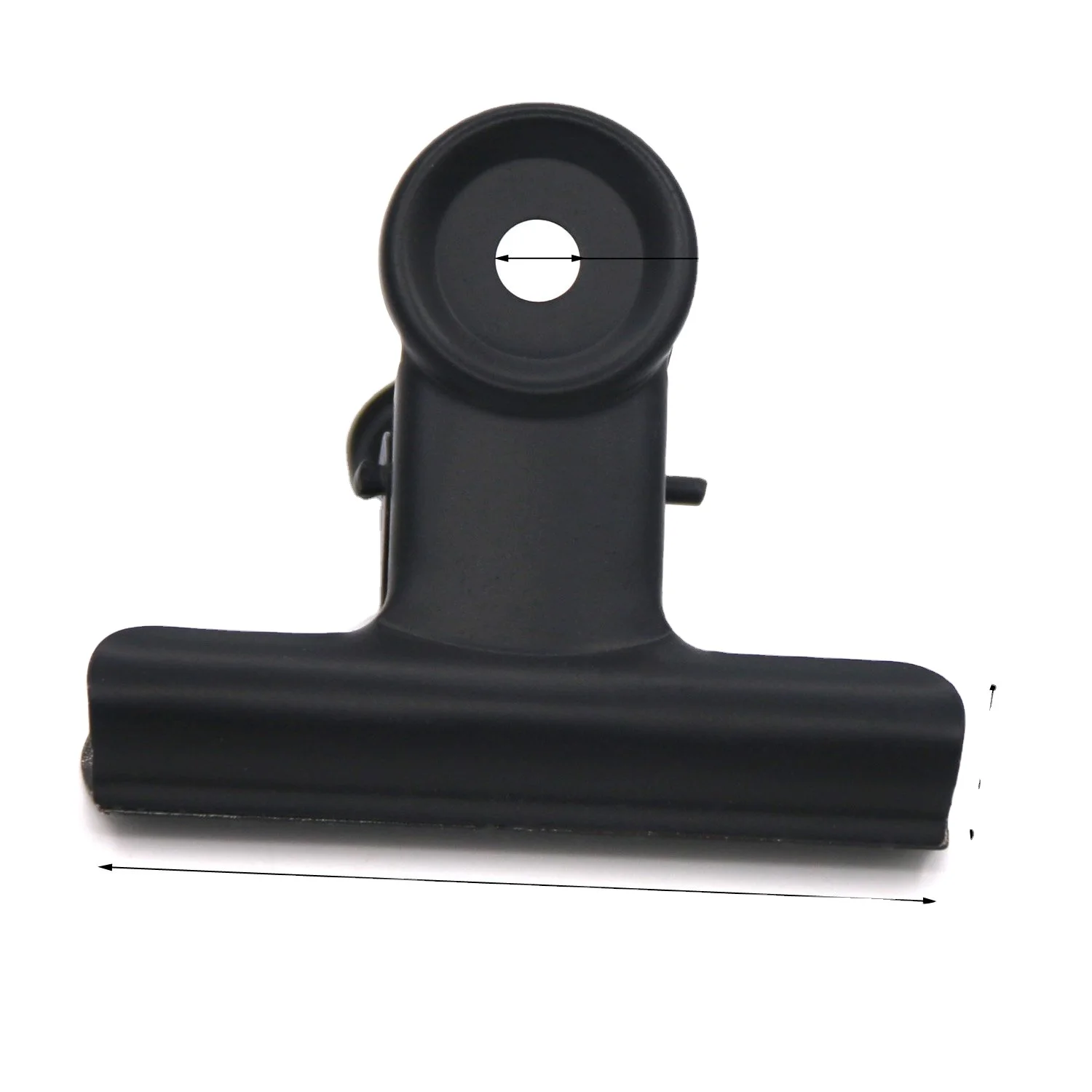 Stationary supplies bulldog letter clips stainless steel colorful paper file bulldog binder clip for office