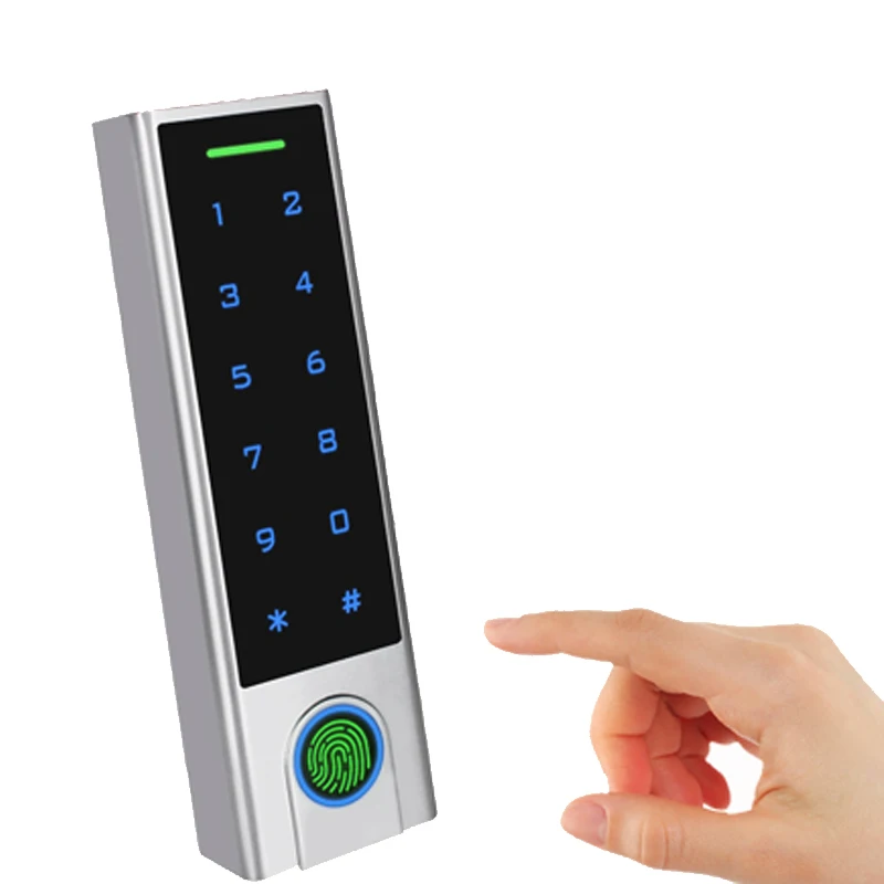 Fingerprint Access Control Kit Wireless Door Lock 433mhz Remote Control Invisible Lock Security Lock With Password Keypad