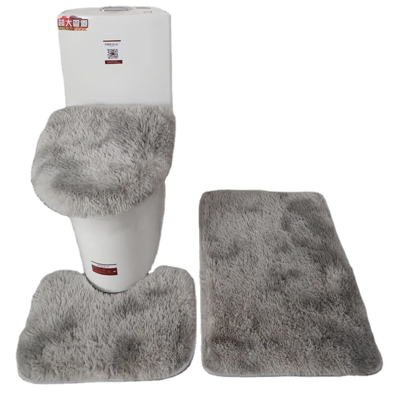 Заказной Туалетная 3 шт. коврики комплекты пол для ванной на нескользящей подошве антискользящий коврик комнаты