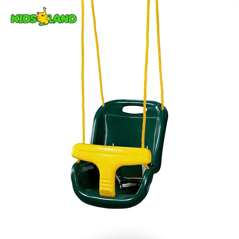 Modern Design Kids Outdoor Courtyards Schools Playground T-shaped Plastic Swing Chair Toddler Swing Seat